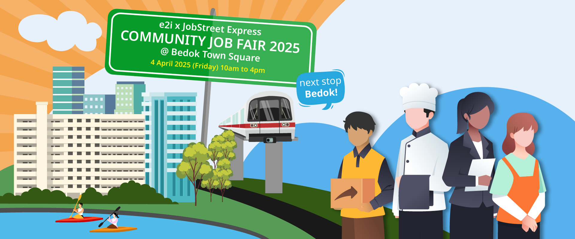 e2i x Jobstreet Express Community Job Fair 2025 @ Bedok