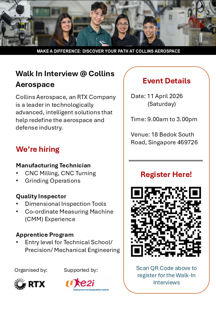 e2i | Walk-In Interview at Collins Aerospace